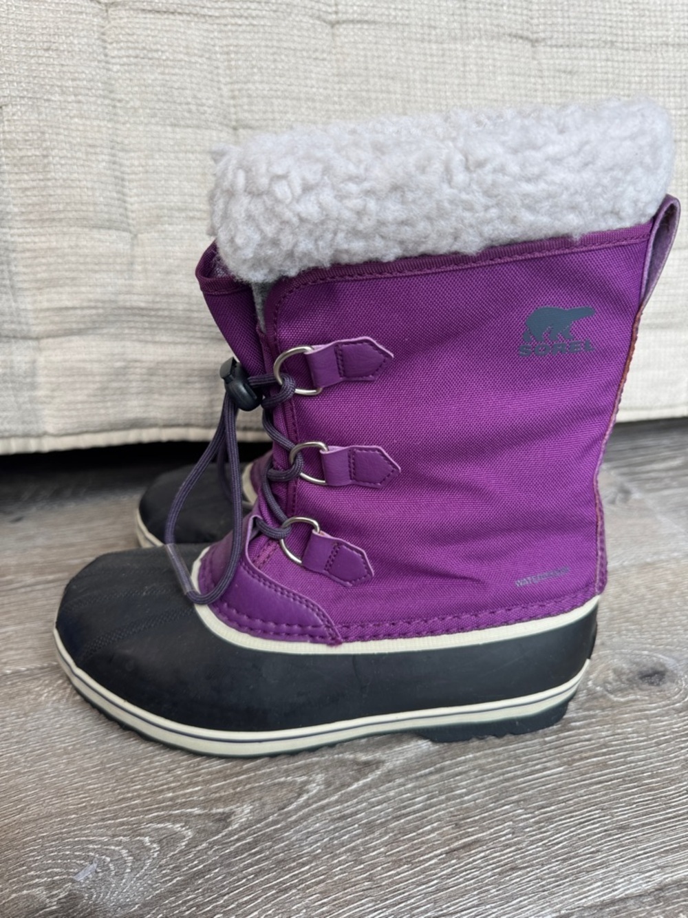 Sorel Purple and Black Insulated Winter Boots MK - Picture 3 of 6